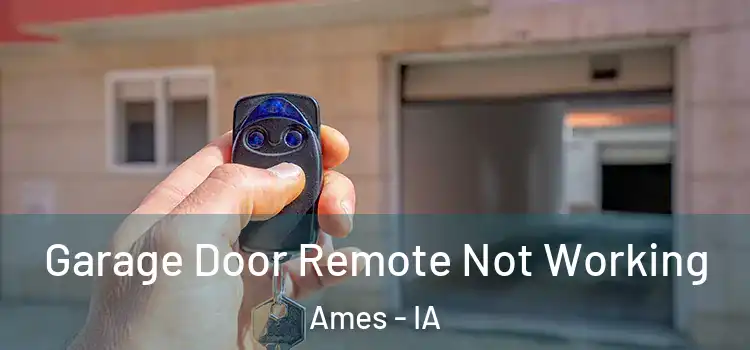  Garage Door Remote Not Working Ames - IA
